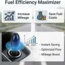 2026 Fuel Sync Gas Saver Device 2 Pack, Plug-in Automotive Fuel Saver for Gasoline, Diesel, Water & Lubricants, Portable Fuel Transfer Assist Tool for Cars, Trucks & SUVs