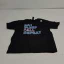 Eat Sleep Fall Repeat Video Game Guys Video Gamer T-Shirt, M