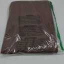 Cloth Placemats Set of 8, Linen Type Fabric Placemats Machine Washable Heat Resistant Placemats Wrinkle Free Thick Polyester Kitchen Place Mats for Dining Table (Dark Brown)