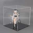 A+ DESIGN Clear Acrylic Display Case Assemble Collectibles Box Alternative Glass Case for Display Action Figures Home Storage & Organizing Toys (14.5x11x12 inch; 36x27x30 cm)