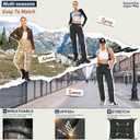 Alfiudad Womens Cargo Pants with Pockets, Women's Casual Military Army Hiking Combat Tactical Work Pants Trousers (2, Dark Grey)