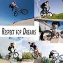 Bike Pegs 4Pcs Aluminum Alloy Anti-Skid Lead Foot Bicycle Pegs 3/8 inch Axles