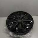 ABX Hubcaps,16 inch hubcaps Set of 4, Wheel Rim Cover ABS Material, Snap On Car Truck SUV Replacement, for Toyota Camry Nissan Mazda etc, Black