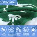 VOOVA & MOVAS Dinosaur Hooded Poncho Towels for Kids (4-8Years,28"x28"),Soft Cotton Thick Absorbent Towel Robe for Toddler Boys,Perfect for Bathroom | Pool | Swimming, Jacquard Green Dino