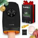 Lunix LX3 Cordless Hand Massager, Shiatsu Massage Machine with Heat and Compression 6 Levels Pressure Point Therapy for Arthritis, Pain Relief, Carpal Tunnel and Finger Numbness