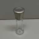 HOME EC Original Stainless Steel Salt or Pepper Grinder 1pk - Adjustable Ceramic Sea Salt Grinder or Pepper Mill - Tall Glass Spice Shaker - Spice Mill w/EBook