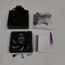 Cooler Master Hyper 212 Black CPU Air Cooler - Aluminium Finish, 4 Compact Continuous Direct Contact Heat Pipes, SickleFlow 120 Edge Fan, LGA1700 & AM5 Brackets - Black (V2)