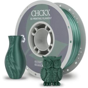 PETG 3D Printer Filament, Dimensional Accuracy +/- 0.03 mm, 1kg Spool(2.2lbs), 1.75 mm Fit for Most 3D PrintersMetallic Eye Green