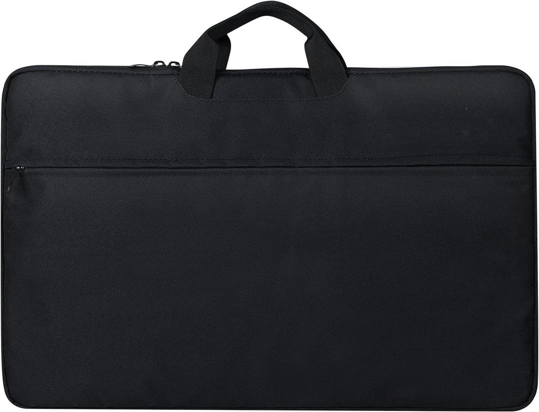 UPERFECT Laptop Sleeve 24-inch for Laptop/Portable Monitor/Notebook/Tablet with Large Capacity Side Pockets & Durable Handle-Waterproof/Shockproof-Padded Compartments-Zippered Accessory Storage