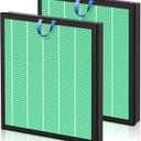 Vital 100S Toxin Absorber Replacement Filter for LEVOIT Vital 100S and Vital 100S-P Air Purifier, High-Efficiency Activated Carbon Filter, Vital 100S-RF-TX, 2 Pack, Green