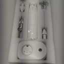 Milk Frother Handheld Rechargeable Foam Maker for Lattes,Electric 3 Whisks Drink Mixer for Bulletproof Coffee, Mini Foamer for Cappuccino Frappe Matcha Hot Chocolate (White 3.0)