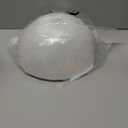 Globe Electric 64413 1-Light Plug-in Pendant, Brushed Steel, Frosted White Shade, 15ft Clear Cord, in-Line On/Off Switch, E26 Base Socket, Kitchen Island, Caf, Hanging Light, Bulb Not Included