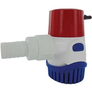 Rule 12V Automatic Bilge Pump - Fully Submersible - 800GPH Output - Easy Clean Strainer - Low Power Use - Check Valve & Thermal Cut-Off - Ideal for Boats -107mm x 64mm x 74mm