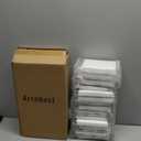 Acrylic Sign Holder 4x6, 20 Pack Clear Table Vertical Double Sided Table Menu Display, Plastic Desktop Picture Frames Stand Acrylic Paper Holder Tabletop Sign Holder for Wedding Office Show Fair