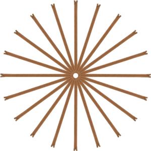 uxcell 20Pcs 24 Inch #3 Nylon Coil Zippers for Sewing, Invisible Zippers Sewing Supplies Zippers Bulk for Tailor Sewing Crafts, Dresses, Pillows DIY Crafter's Special, Brown (60cm)