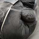 NOONTIDE Reading Pillow for Sitting up in Bed and Couch,32" X-Large Back Pillow for Adult & Teens with Soft Adjustable Neck Roll Backrest Pillow,Washable Cover,Watching TV/Gaming/Relaxing(Darkgrey)