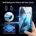 2+2 Pack for OnePlus 13 Screen Protector and Camera Protectors, Fingerprint Unlock, Anti-Scratch, Bubble-Free, Case Friendly, 9H Hardness Clear Glass Screen Protector for OnePlus 13