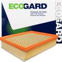 ECOGARD XA6272 Premium Engine Air Filter Fits 2015-2024 Ford Edge, 2013-2020 Fusion, 2013-2020 Lincoln MKZ, 2019-2023 Nautilus, 2016-2018 MKX, 2017-2020 Continental, 2017-2022 Ford GT