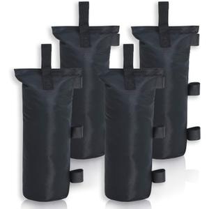 MASTERCANOPY 120lbs Canopy Weight Sandbags, Without Sand (6"x21",Black)