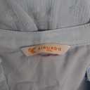 KIRUNDO Spring Wedding Guest Dresses for Women 2026 Maxi Floral Long Sleeve Elegant Ruffle Tiered Flowy Party Long Dress (XX-Large, Light Blue)