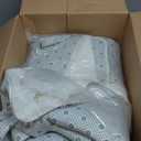 LOCHAS Ultra Soft Indoor Modern Area Rugs Fluffy Living Room Carpets for Children Bedroom Home Decor Nursery Rug 4x6 Feet, White (Cream)