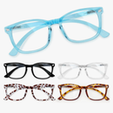 CCVOO Reading Glasses for Women, Eyeglasses, Blue Light Readers for Women, Computer Eye Glasses, Cheaters Magnification Strength: 0.75 x