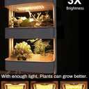 Grow Light, 20W Ultra-Thin LED Grow Lights for Indoor Plants Full Spectrum, 6/10/12H Timer Plant Light, 132 LEDs Under Cabinet Plant Growing Lamp Strip for Seedlings, Veg, Flowers (2pcs)