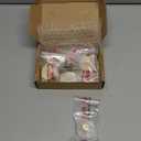 6 Pack Gold Kitchen Cabinet knobs and Pulls - Brushed Gold Zinc Cupboard Drawer Handles for Dresser Drawers (37 mm)