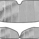 Pigenius Windshield Sunshade and Front Side Window Sun Shades (2Pcs) for Mercedes-Benz Sprinter 2019-2025 - AstraGuard