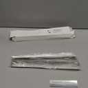 2PCS Kitchen Stove Counter Gap Covers, Stainless Steel Gap Cover, Cooktop Trim Kit, Stove Gap Guards, Oven Gap Filler, Heat Resistant & Effectively Protect Stove Gap Filler(13.8"-27.5" Silver)