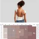 SUUKSESS Women Backless Sexy Going Out Tops Double Lined Open Back Y2k Basic Tee Shirts (Black, M)