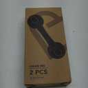 2 Pack 12 Inch Grab Bars for Bathtubs and Showers for Seniors, Heavy Duty Shower Handle for Elderly, Suction Cup Removable Handrails Handicap Bath Grip Bathroom Safety Grips (White and Black