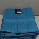 Pack of 6 Bath Towels 27 x 54 Inches, 100% Cotton, Larger & Lighter Weight, Quicker to Dry, Super Soft and Absorbent, Perfect for Bathroom (Teal, Pack of 6 (27''x54''))