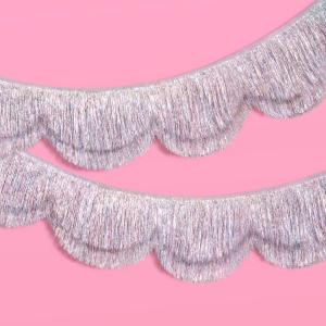 xo, Fetti Silver Iridescent Scalloped Fringe Banner - 6 Ft. | Bachelorette Party Decorations, Birthday Sign, Sparkly Decor, Photo Booth Backdrop xo, Fetti Silver Iridescent Scalloped Fringe Banner - 6 Ft. | Bachelorette Party Decorations, Birthday Sign, Sparkly Decor, Photo Booth Backdrop