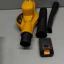 20V Cordless Leaf Blower, 150MPH Handheld Blower with 2 Batteries & Charger, Variable Speed Small Electric Leaf Blowers for Yard, Lawn Care, Garden, Patio, and Driveway Cleaning (yellow-2 Battery)