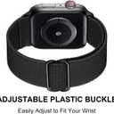 10 Pack Stretchy Solo Loop Compatible with Apple Watch Band 42/44/45MM Women Men,Soft Nylon Elastic Strap Wristband for iWatch Series 10 9 8 7 6 5 4 3 2 1 SE Ultra