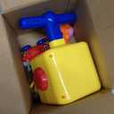 Balloon Car Toy Pump Set for Kids  Ideal Holiday Gift Balloon Toy Power Launcher, Balloon Launcher for Kids, Toys (Yellow)