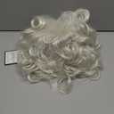 Xinran Blonde Curly Wig Afro Kinky Curly Wigs with Bangs，Light Blonde Afro 70s Wigs for Women，Cute Natural Synthtic Hair for Daily Party Wig 14 inch