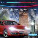 Fit for Toyota Camry 2007-2014 Light Bulbs, High/Low Beam Fog Light Bulbs Combo, 800% Brightness, 6000K Cool White, Plug and Play, Pack of 6