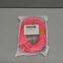 chubbycable Neon Chubby - Fast Charge Cable with Smart Light RGB Color Gradual Light Up 100W Charging Cord LED USB C Cable Compatible with iPhone 17-15 Series, Rose Red, Type-C to Type-C, 19.6 FT