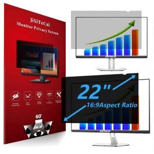 22 Inch 16:9 Computer Privacy Screen Filter for Monitor - Privacy Shield and Anti-Glare Protector