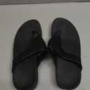 FitFlop Women's, Lulu Thong Sandal, Black, 8