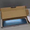 SkycropHD Anti Glare Rear View Mirror for Car, Clip on Wide Angle Panoramic Rearview Mirror Eliminate Blind Spots  Convex, Blue