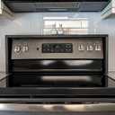 RELODECOR Over the Stove Spice Rack Shelf, Stove Top Organizer for Kitchen, 5.5 Inch Width (Ebony)
