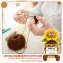 2 x Thank You Gifts for Women - Galentines Valentines Gifts for Coworkers, Boss, Manager, Office, Teacher, Nurse - Emotional Inspirational Positive Sunflower Support Crochet Doll