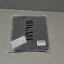 SILUI Women's Mock Neck Ribbed Knit Sexy Double High Slit Dress Plus Size 2025 Fall Going Out Long Midi Dresses Black, XL