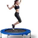 CLORIS 36'' Foldable Trampoline - Max Load 170lbs, Rebounde Trampoline Indoor/Outdoor Fitness Body Exercise