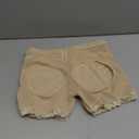 FUT Women's Butt Lifter Lace Boy Shorts Body Shaper Enhancer Panties (Beige With Lace) 
Small