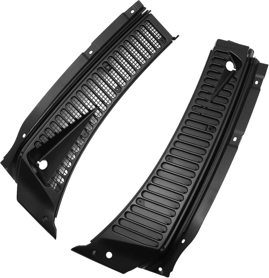 1 Pair Windshield Wiper Cowl Cover for Ford F-350 Super Duty 5.4L V8 Windshield Cowl Replacement Black Plastic