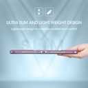 ProCase Smart Case for iPad Pro 11 Inch M5 2025/M4 2024 (Model: A3357/A3358/A3359/A2836/A2837/A3006), Slim Folio Stand Hard Back Shell Protective Tablet Cover for iPad Pro 11" 6th/5th Gen -Darkpurple